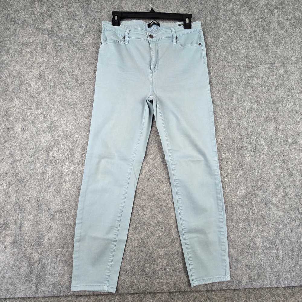Buffalo David Bitton Havana Womens Jeans 8/29 Light Blue High Rise Skinny Ankle